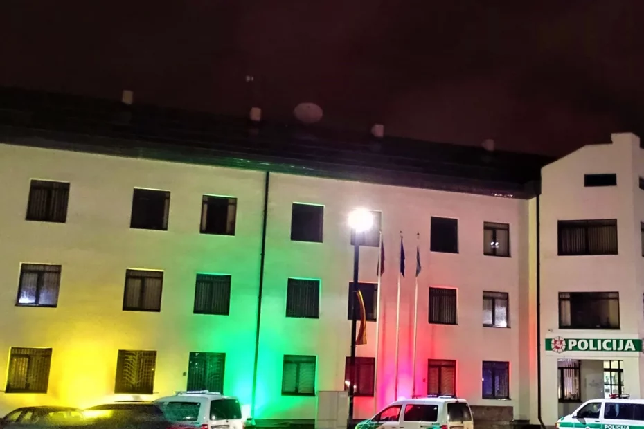 Alytuje girtas vyras sudaužė komisariato duris