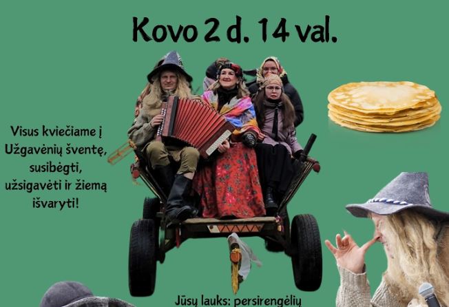 Kovo 2 d. Užgavėnės Balbieriškyje!