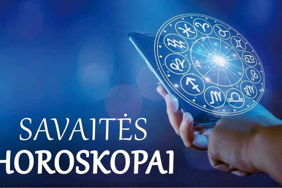 Astrologinė prognozė kitai savaitei