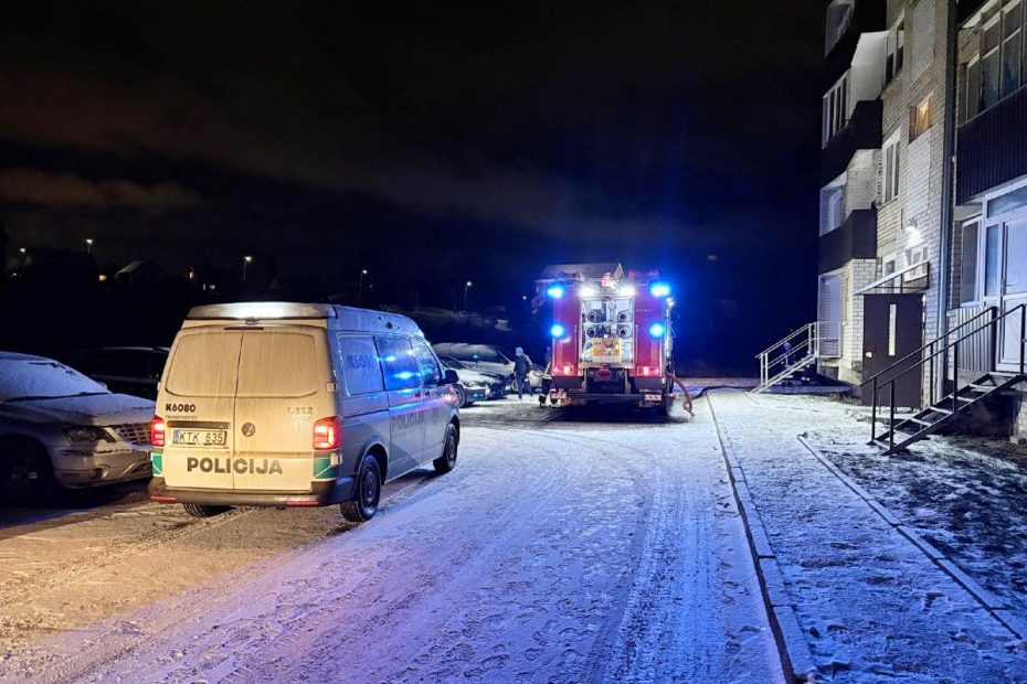Sulaikė įtariamą daugiabučio padegėją
