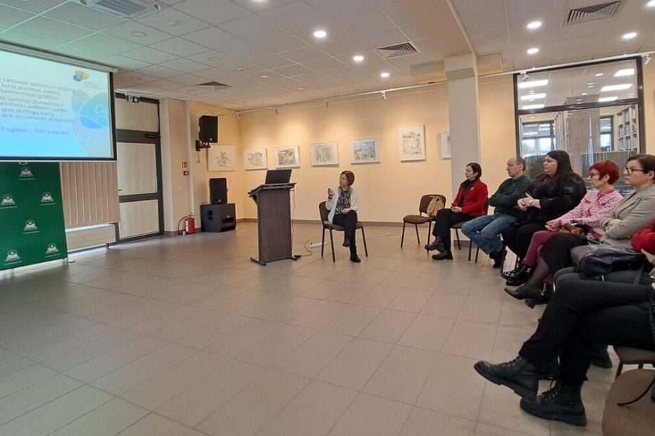 Kalvarijoje surengtas projekto „Skaitmeninės atskirties mažinimas keičiantis kartų patirtimi“ pristatymas