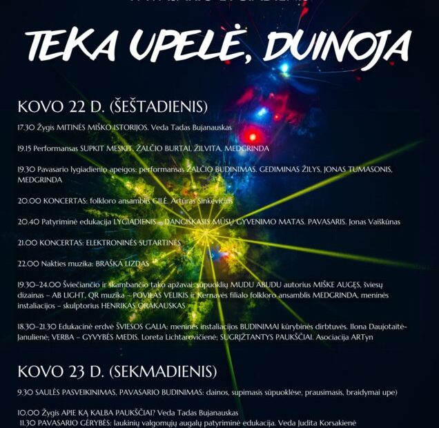 Pavasario lygiadienio šventė „Teka upelė