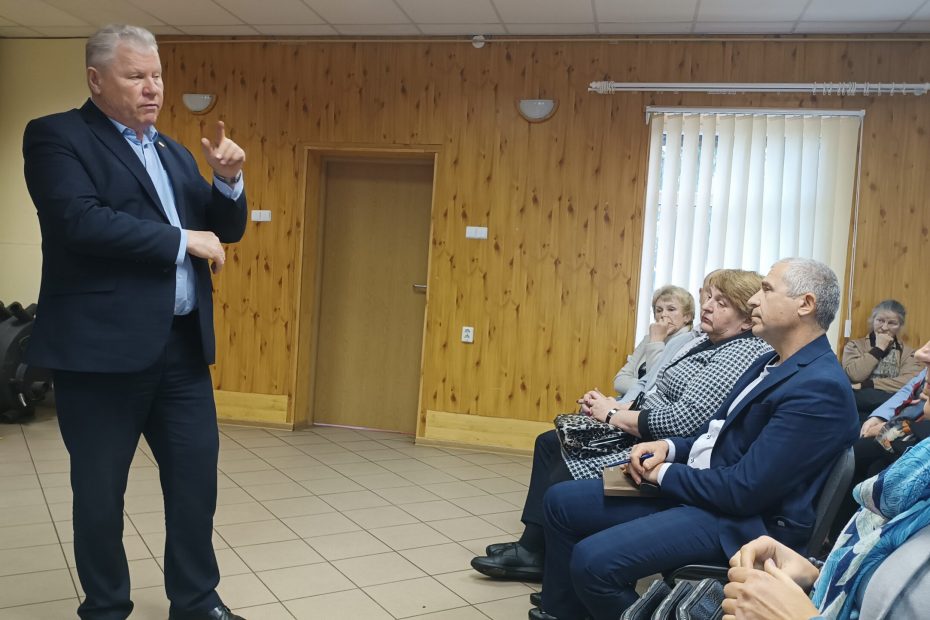 Andrioniškyje kalbėta apie drenažus ir medicinos punktą