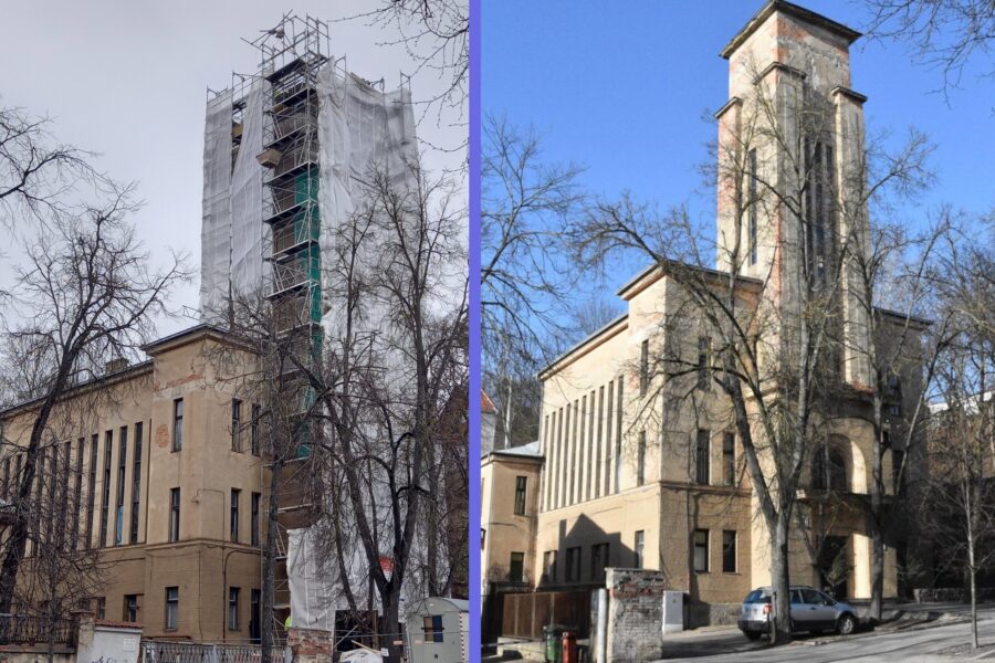 Kauno evangelikų reformatų bažnyčios pastatui grąžinama pirminė išvaizda ir paskirtis