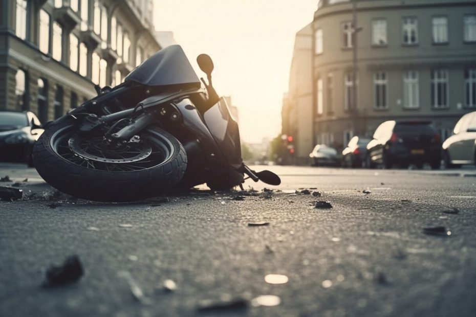 Jurbarke motoroleriui susidūrus su automobiliu