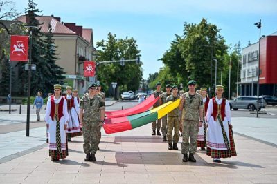 Panevėžys drauge su visa šalimi šventė Valstybės dieną
