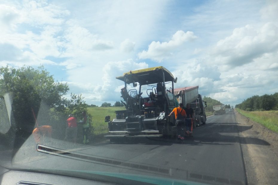 Remontuoja Žaliosios kelią