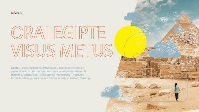 Orai Egipte visus metus – išsami informacija