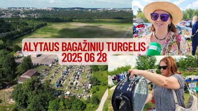 Alytaus bagažinių turgelis 2025 06 28