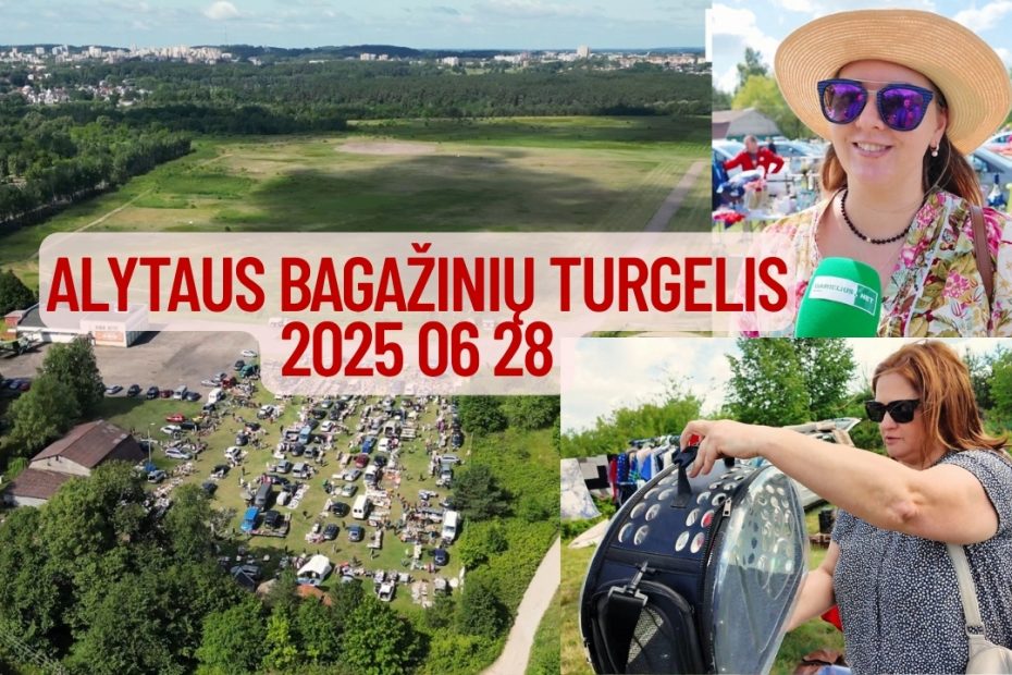 Alytaus bagažinių turgelis 2025 06 28