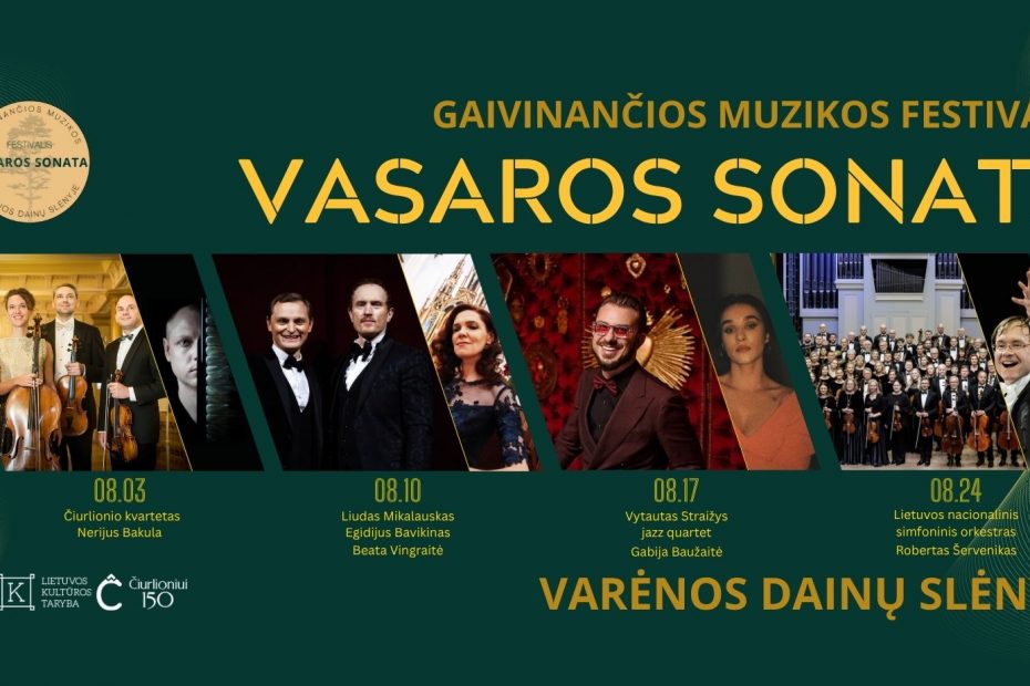 Varėnoje – rugpjūčio sekmadienių magija profesionaliosios muzikos festivalyje „Vasaros sonata“