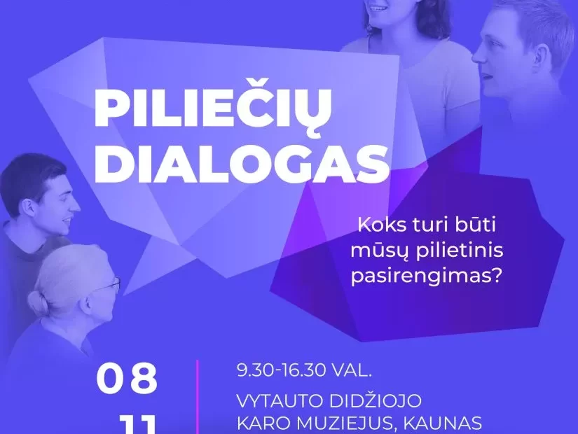 Diskusija ir praktinės dirbtuvės „Piliečių dialogas“