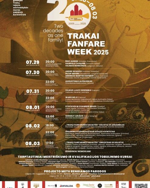 Jubiliejiniai „Trakų fanfarinės savaitės” renginiai