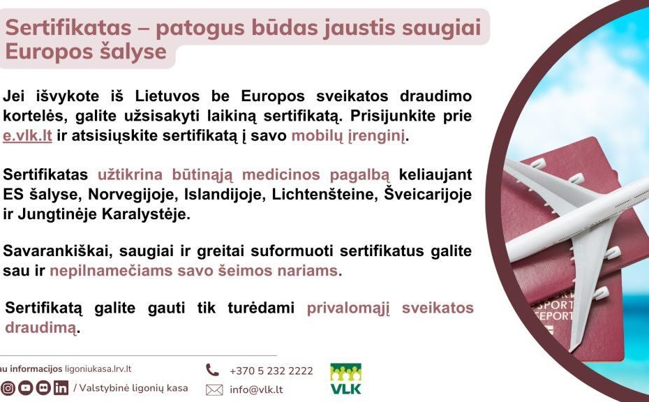 VIENAS DOKUMENTAS TELEFONE – DIDELĖ PAGALBA KELIONĖJE