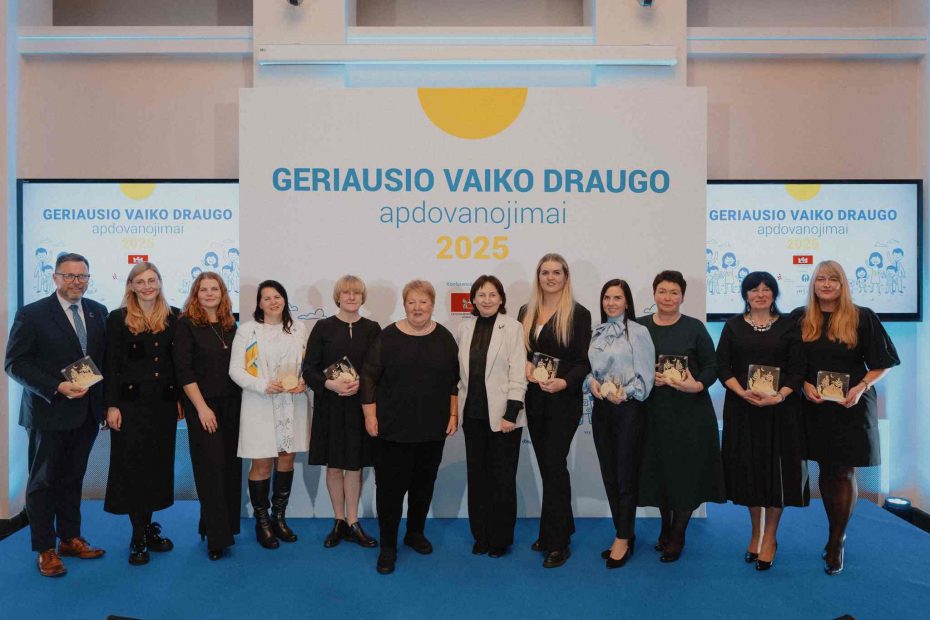 „Geriausio vaiko draugo“ apdovanojimai – juos gavo aštuoni labiausiai vaikų labui nusipelnę žmonės