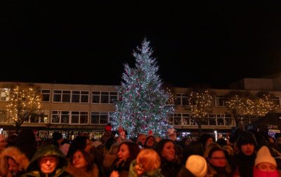Alytuje įžiebta Kalėdų eglutė