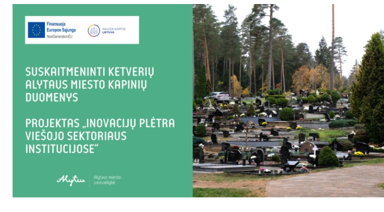 Suskaitmeninti ketverių Alytaus miesto kapinių duomenys